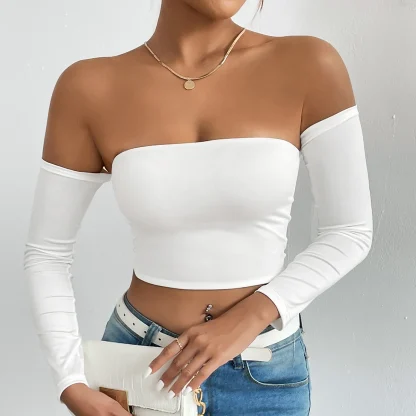 Off-the-Shoulder Crop Tops