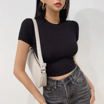 Black Crop Tops